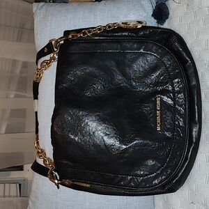 Michael Kors leather cross-body, EUC.